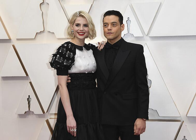 Lucy Boynton und Rami Malek