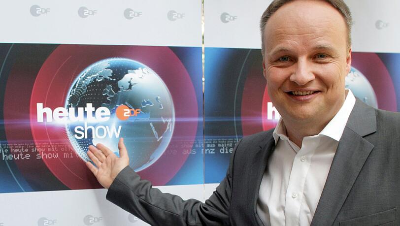 Die "Heute Show" im ZDF mit Oliver Welke. Dem Sender ist ein peinlicher Fehler unterlaufen.