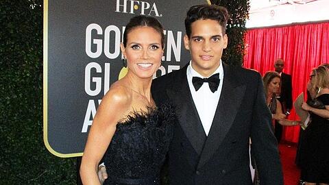 Kevin Prinz von Anhalt gemeinsam mit Heidi Klum bei den Golden Globes 2018 in Los Angeles.
