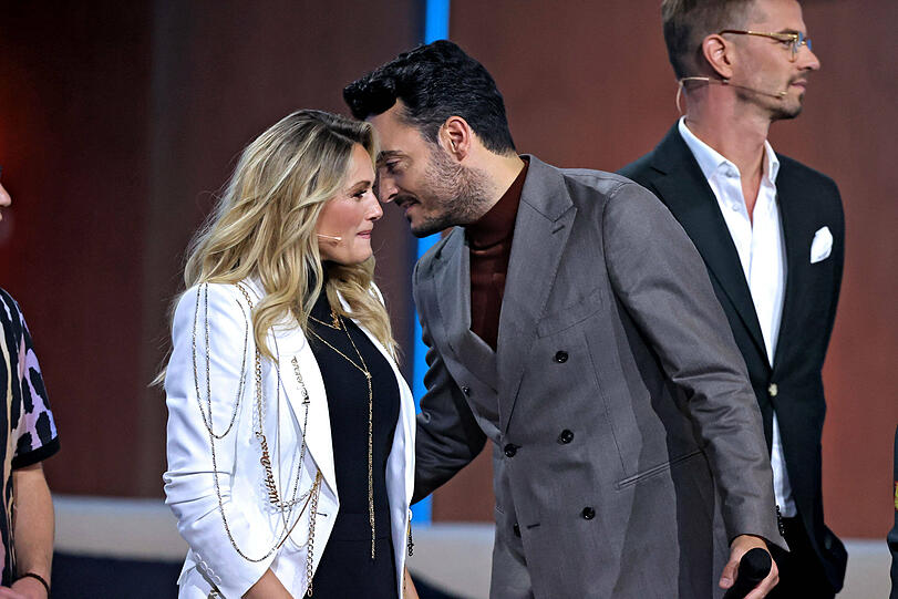 Kennen sich gut, schätzen sich: Helene Fischer und Giovanni Zarrella.