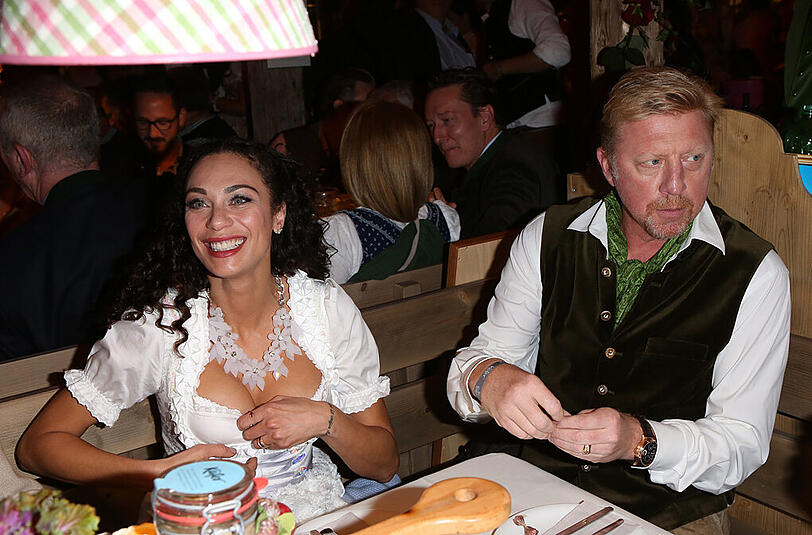 Im Käfer-Festzelt: Boris Becker mit Ehefrau Sharlely "Lilly" Kerssenberg