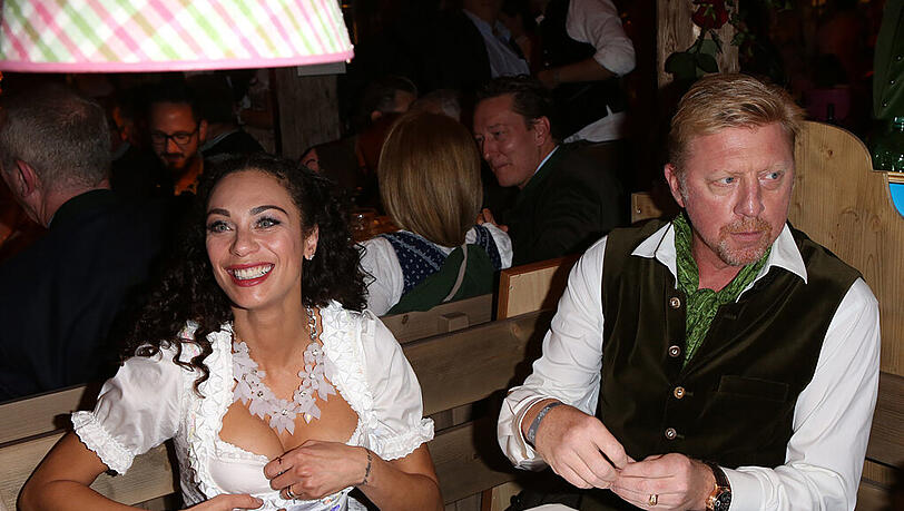 Im Käfer-Festzelt: Boris Becker mit Ehefrau Sharlely "Lilly" Kerssenberg Im Käfer-Festzelt: Boris Becker mit Ehefrau Sharlely "Lilly" Kerssenberg