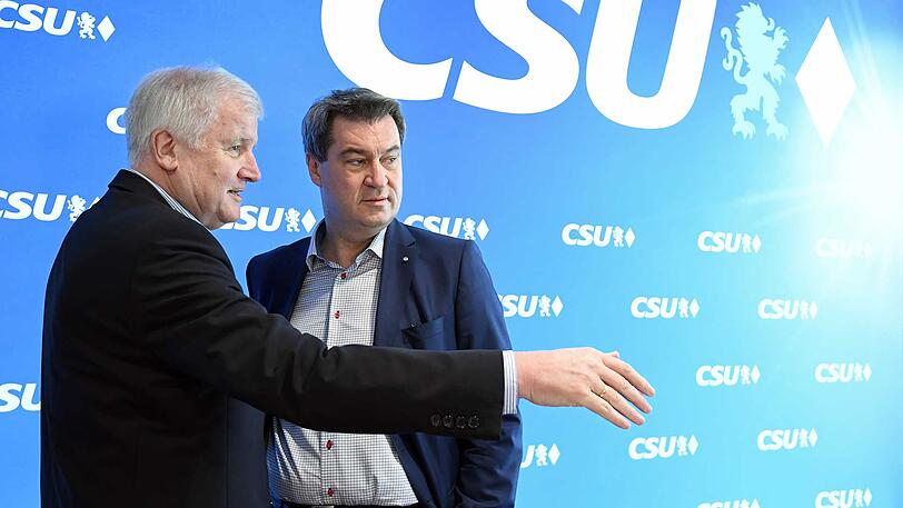Die CSU muss um die absolute Mehrheit bangen.