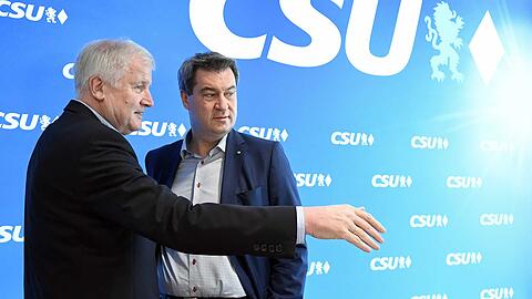 Die CSU muss um die absolute Mehrheit bangen.