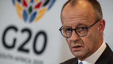 Sieht keine schnelle R&uuml;ckkehr zum G8-Format: Bundeskanzler Friedrich Merz.