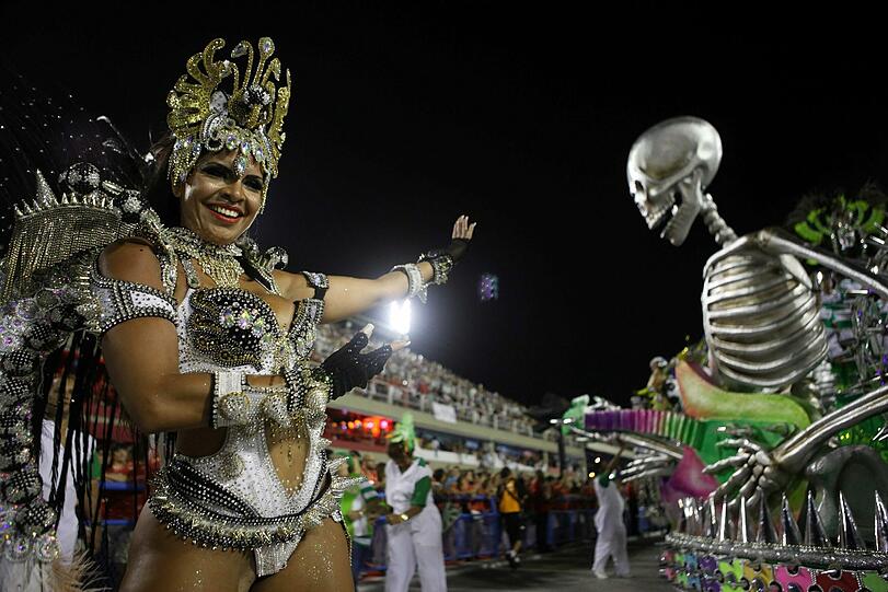 Eine Stadt im Ausnahmezustand: Die heißen Bilder vom bunten Karnevalstreiben in Rio de Janeiro.
