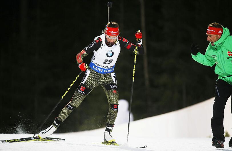 Biathletin Franziska Preuß.