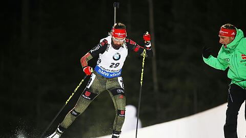 Biathletin Franziska Preuß.