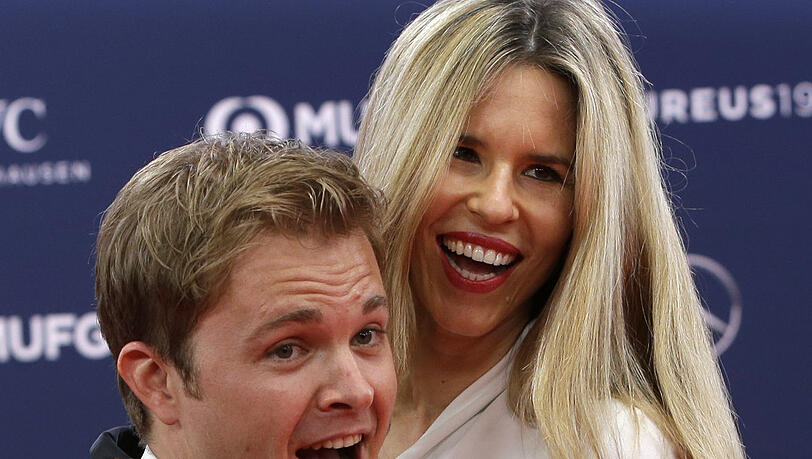 Nico Rosberg mit Frau Vivian Seibold. Nico Rosberg mit Frau Vivian Seibold.