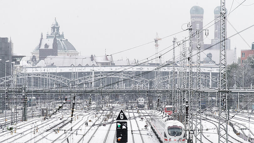 Der Schnee überraschte München im April eiskalt.