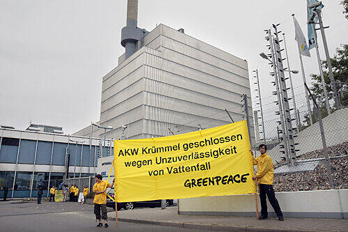 Anlass der Debatte: Das  Atomkraftwerk Krümmel.