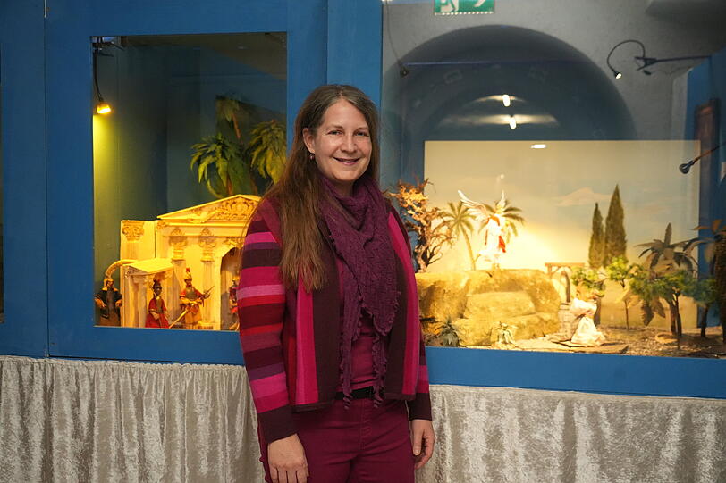 Nadine Kagerer von den M&uuml;nchner Krippenfreunden.