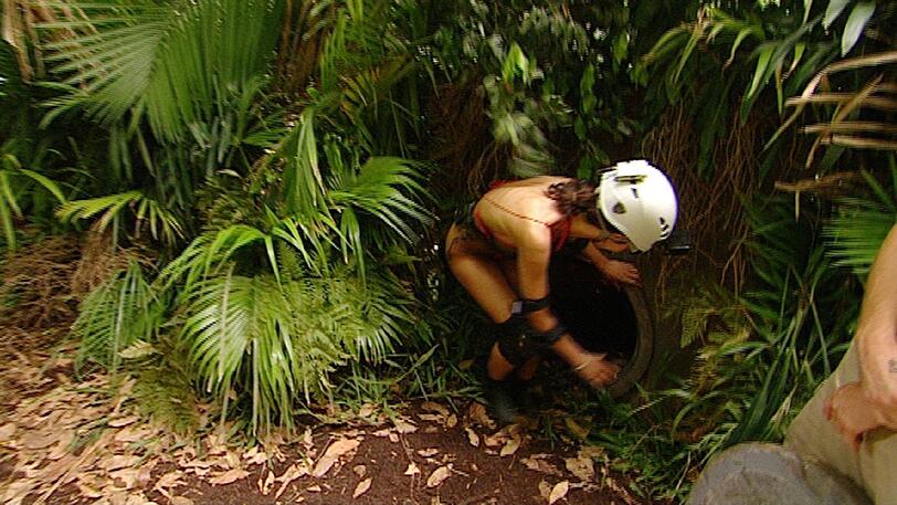 Auch am zehnten Tag im Dschungelcamp hält MIcaela Schäfer nicht viel von Kleidung - stattdessen bewältigt sie die Ekelprüfung so gut wie nackt. Jazzy, Radost und Brigitte rotten sich nach dem Abgang von Ramona zusammen, letztere spendiert den ausgezerrten Mitcampern zum Abschied nicht einmal ihre letzten Zigaretten - und am Ende geht überraschend keiner. Die besten Bilder von Tag 10 im Dschungelcamp.