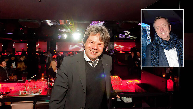 "Das P1 soll ein junger Club bleiben, ich bin froh, dass die neue Generation diese Tradition weiterführt", sagt Michael Käfer. Rechts im Bild: Franz Rauch.