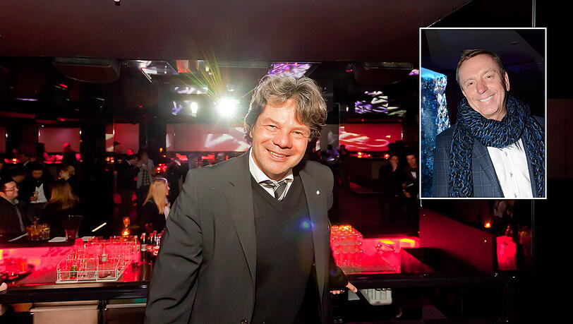 "Das P1 soll ein junger Club bleiben, ich bin froh, dass die neue Generation diese Tradition weiterführt", sagt Michael Käfer. Rechts im Bild: Franz Rauch.