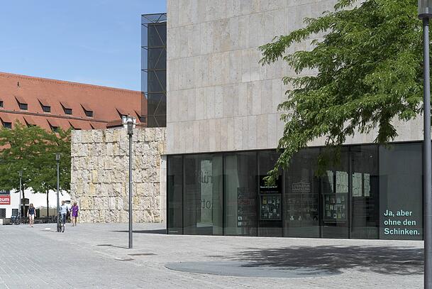Das Jüdische Museum am Jakobsplatz in München. Das Jüdische Museum am Jakobsplatz in München.