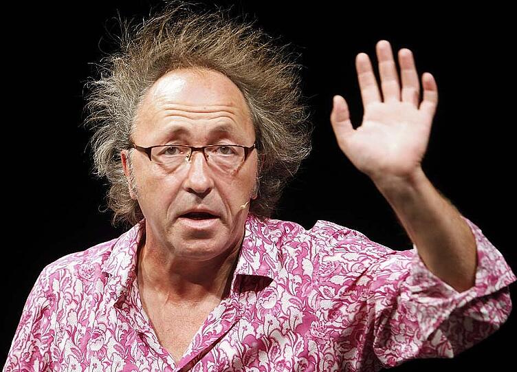 Haare unter Strom: Urban Priol ist am Samstag bei der Demo dabei.