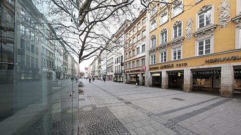 Die Ladenmieten in der Münchner Innenstadt sind in den letzten Monaten gesunken. (Archivbild)