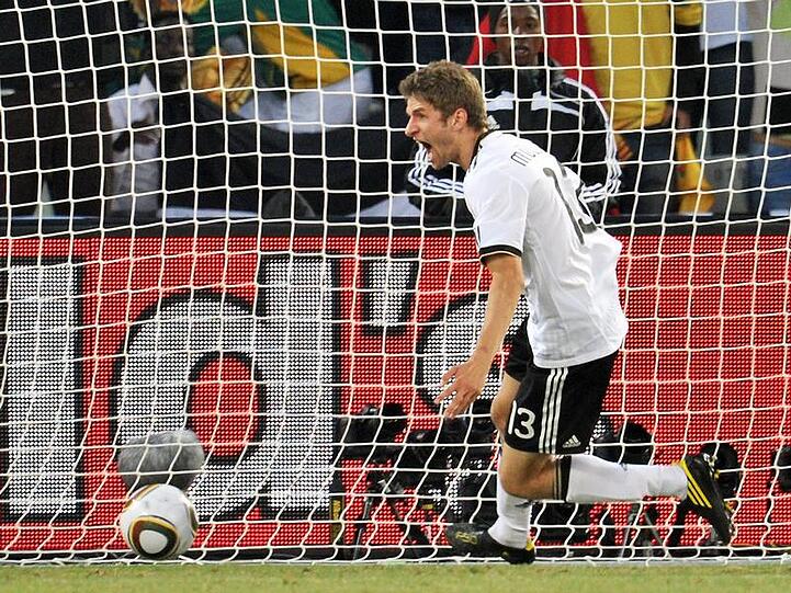 Drei Tore hat Thomas Müller bei der WM schon erzielt. Diego Maradona hält ihn trotzdem nur für einen Dauerläufer.