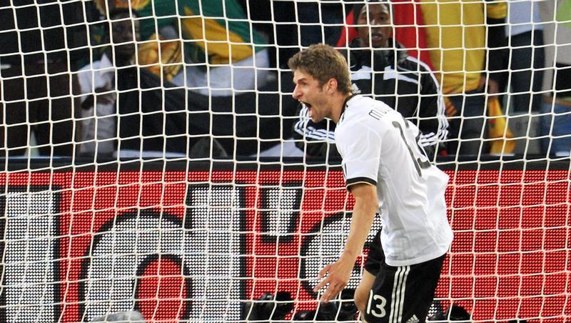 Drei Tore hat Thomas Müller bei der WM schon erzielt. Diego Maradona hält ihn trotzdem nur für einen Dauerläufer.