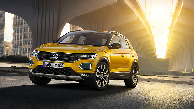 Erfrischender Anblick im Feld der kompakten SUV: Mit dem T-Roc will VW ab November das boomende Segment aufmischen.