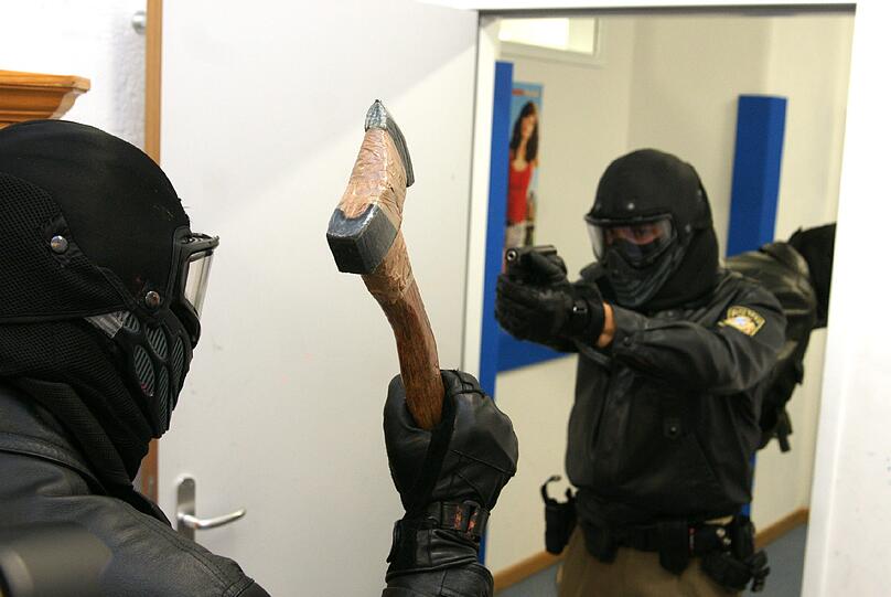 Weitere Bilder: So probt die Münchner Polizei für den Ernstfall.