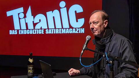 Martin Sonneborn, ehemaliger Chefredakteur des Satiremagazin &bdquo;Titanic&ldquo;