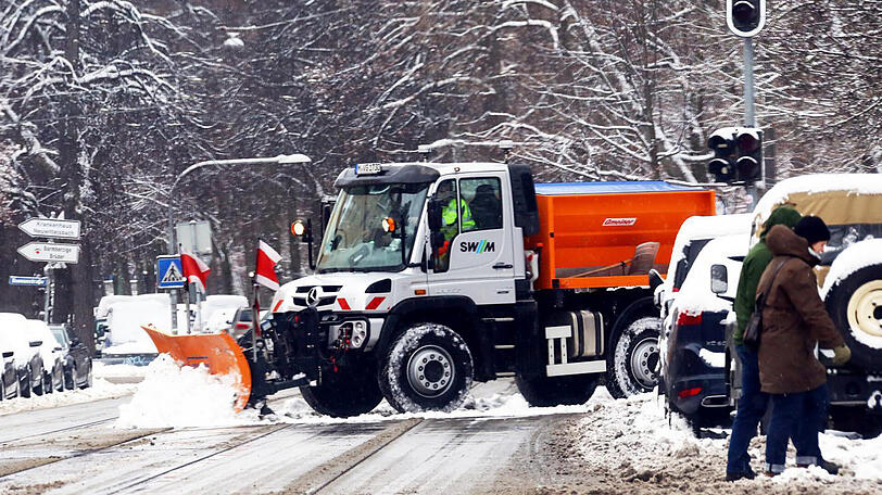 Sonntagsruhe? Die hatte der Winterdienst in München definitiv nicht.