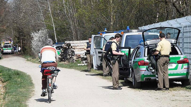 Das Feuer zwischen Grasbrunn und Keferloh richtete verheerenden Schaden an.