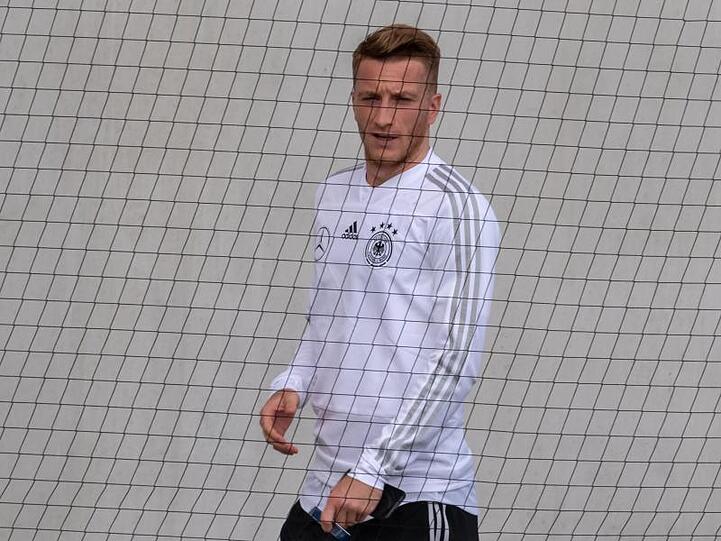 Marco Reus musste auf das Auftakttraining der deutschen Fußball-Nationalmannschaft verzichten.