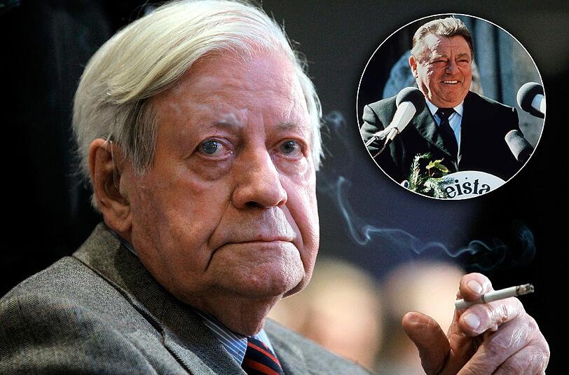 Helmut Schmidt über Franz Josef Strauß:  "Die Intelligenz dieses Mannes und die Allgemeinbildung lagen weit über dem Durchschnitt."