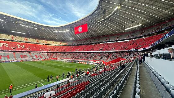 Ein Blick in die Arena vor dem Knaller: Real Madrid gegen FC Bayern München