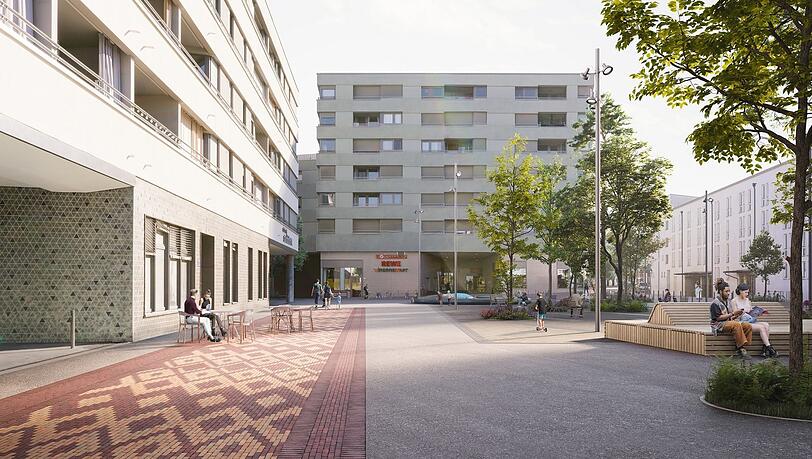 So soll der neue Elisabeth-Castonier-Platz einmal aussehen. So soll der neue Elisabeth-Castonier-Platz einmal aussehen.