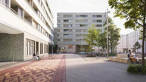 So soll der neue Elisabeth-Castonier-Platz einmal aussehen.