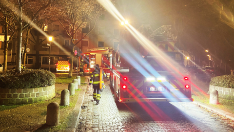 Die Feuerwehr musste am ersten Weihnachtsfeiertag nach Milbertshofen ausrücken.