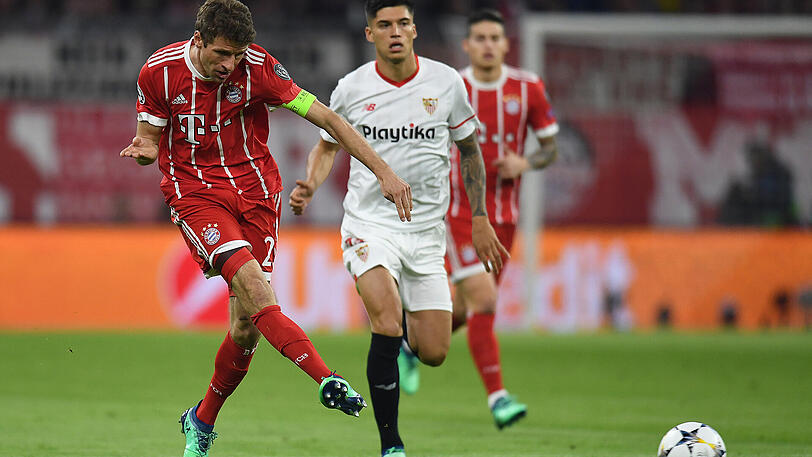 Thomas Müller: Note 3 - Sorgte mit seinen Läufen und Pässen für Gefahr, auch wenn er selbst kaum zu Torabschlüssen kam. Absolvierte seine 100. Partie im Europacup. Ein solides Jubiläum des Kapitäns.