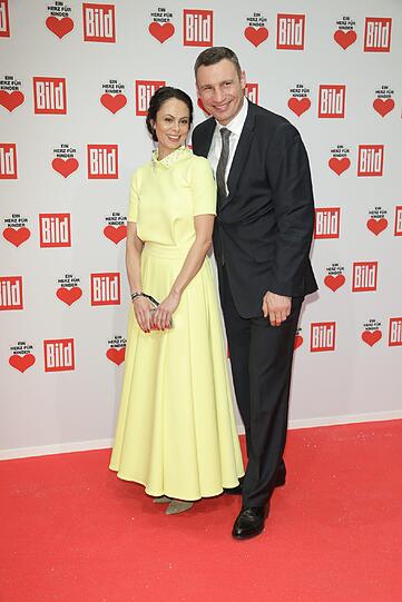 Vitali und Natalia Klitschko.