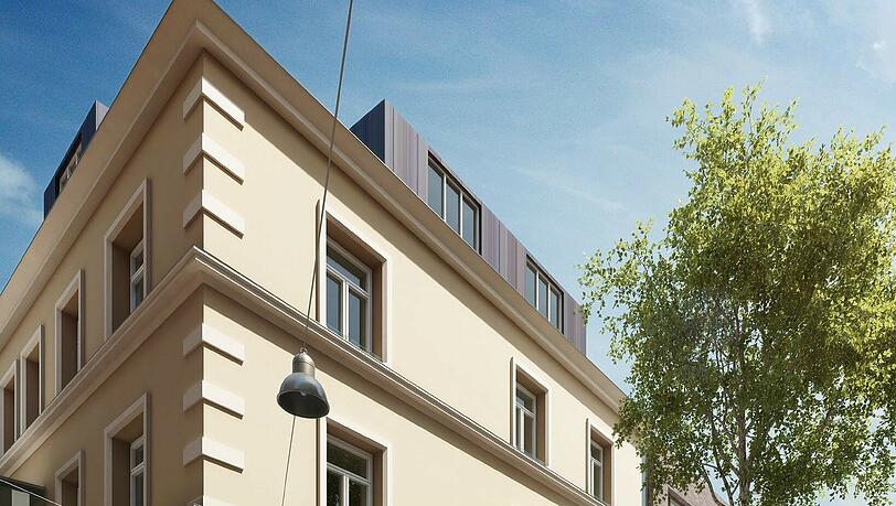 Schön hell: So soll der Blick in den Innenhof aussehen.