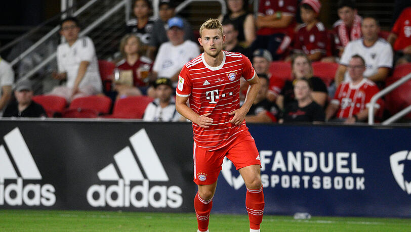 Matthijs de Ligt debütierte gegen D.C. United im Bayern-Dress.