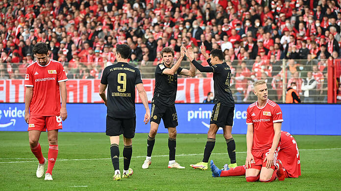 Der FC Bayern gewinnt bei Union Berlin mit 5:2.