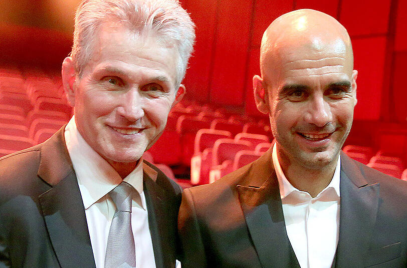 Verstehen sich gut: Jupp Heynckes (links) und Pep Guardiola.
