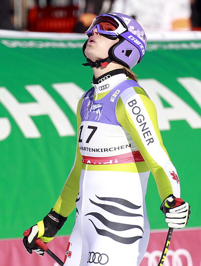 Maria Riesch - auch sie hatte Grund zum Jubeln.
