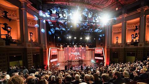Die Verleihung des Bayerischen Filmpreises findet traditionell im Prinzregententheater statt.