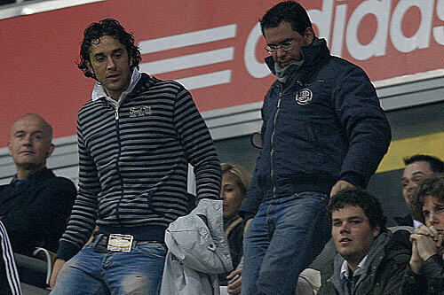 Luca Toni: als Zuseher auf der Tribüne
