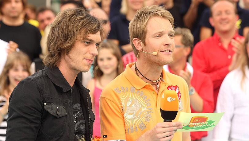 Ernst-Marcus Thomas im "ZDF-Fernsehgarten" mit DSDS-Sieger Thomas Godoj. Ernst-Marcus Thomas im "ZDF-Fernsehgarten" mit DSDS-Sieger Thomas Godoj.