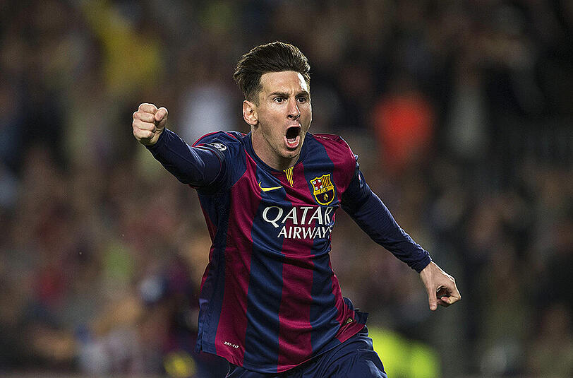 Gefeierter Held beim 3:0 über die Bayern: Lionel Messi, Doppel-Torschütze und Mann des Spiels bei Barca.