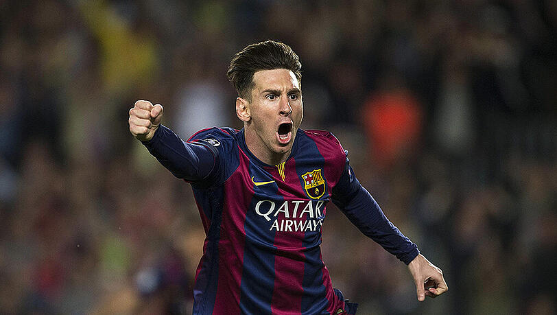 Gefeierter Held beim 3:0 über die Bayern: Lionel Messi, Doppel-Torschütze und Mann des Spiels bei Barca. Gefeierter Held beim 3:0 über die Bayern: Lionel Messi, Doppel-Torschütze und Mann des Spiels bei Barca.