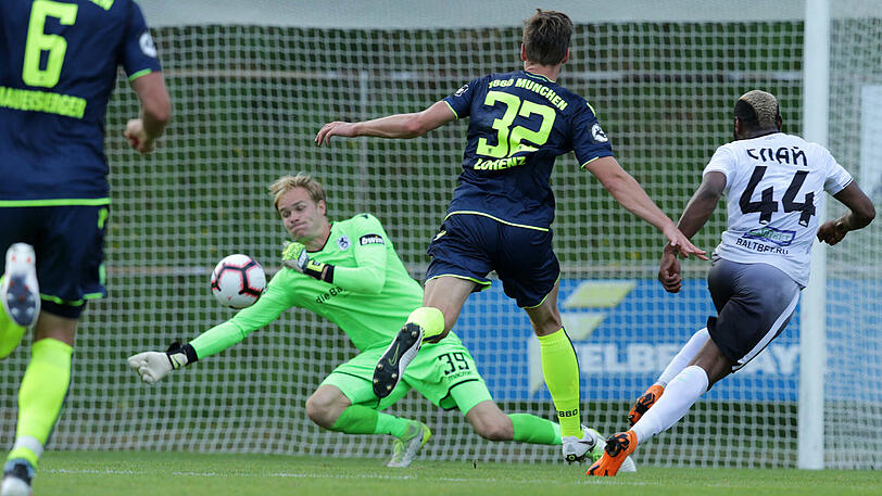 Torwart Hendrik Bonmann spielte diesmal durch.