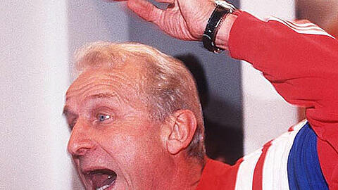 Giovanni Trapattoni bei seiner legendären Wutrede.