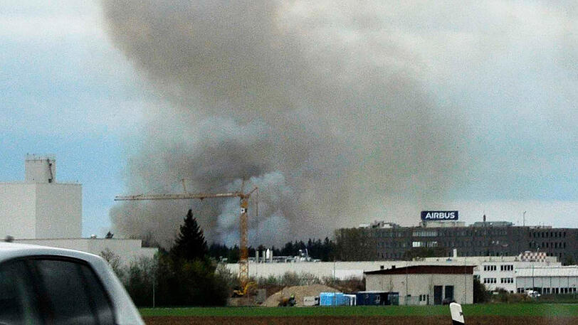 Eine Waldfläche von 25.000 Quadratmetern brannte in der Nähe des Ikea an der Gudrunsiedlung in Brunnthal ab.